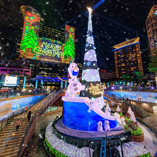 อะไรๆ ในไต้หวัน: เทศกาลเมืองคริสต์มาสนิวไทเปมาแร้ว~ กับบรรยากาศแบบเมืองหิมะสีขาวโพลน