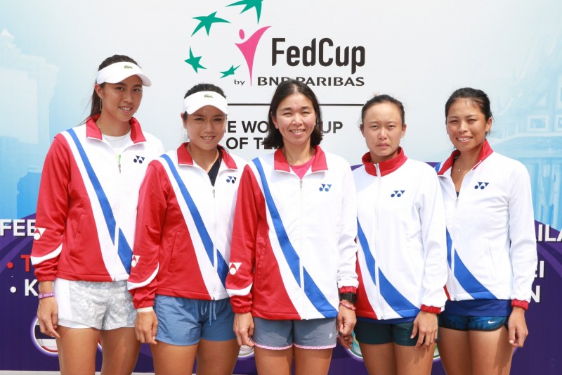 ทีมเทนนิสหญิงไต้หวันคว้าแชมป์ในการแข่งแขันเฟดคัพโซนเอเชีย/โอเชีย