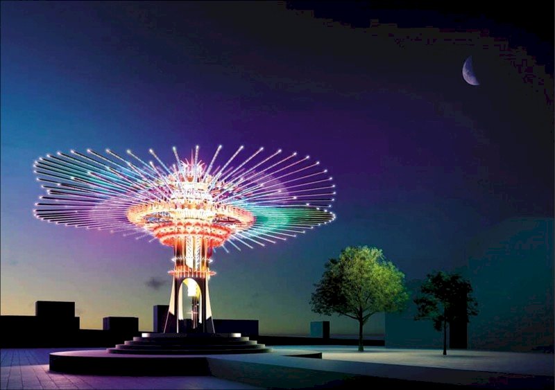 เปิดตัวโคมไฟหลักงานเทศกาลโคมไฟปี 2021 สร้างจากไม้ไผ่ 108  ลำ สะท้อนท่วงทำนองของลม
