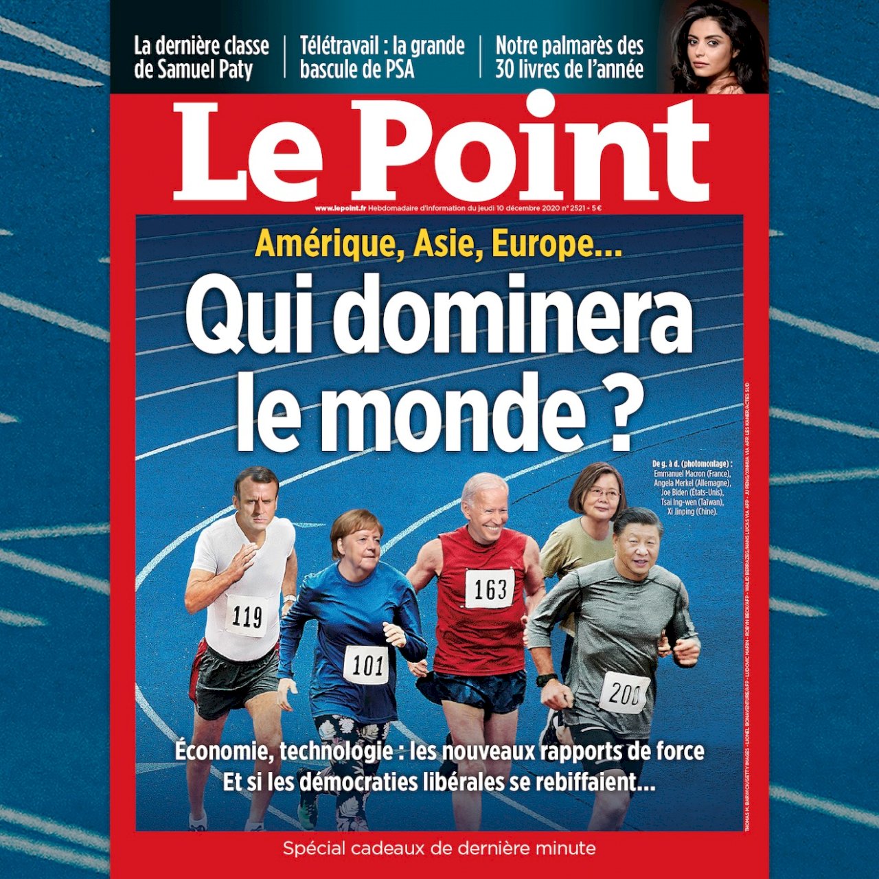 ปธน. ไช่อิงเหวิน ขึ้นหน้าปกนิตยสาร Le Point ของฝรั่งเศส